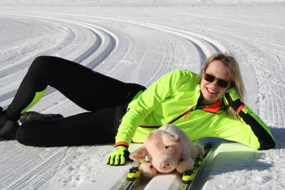 Esther Kef gaat 1000 kilometer langlaufen tegens varkensleed in de veehouderij