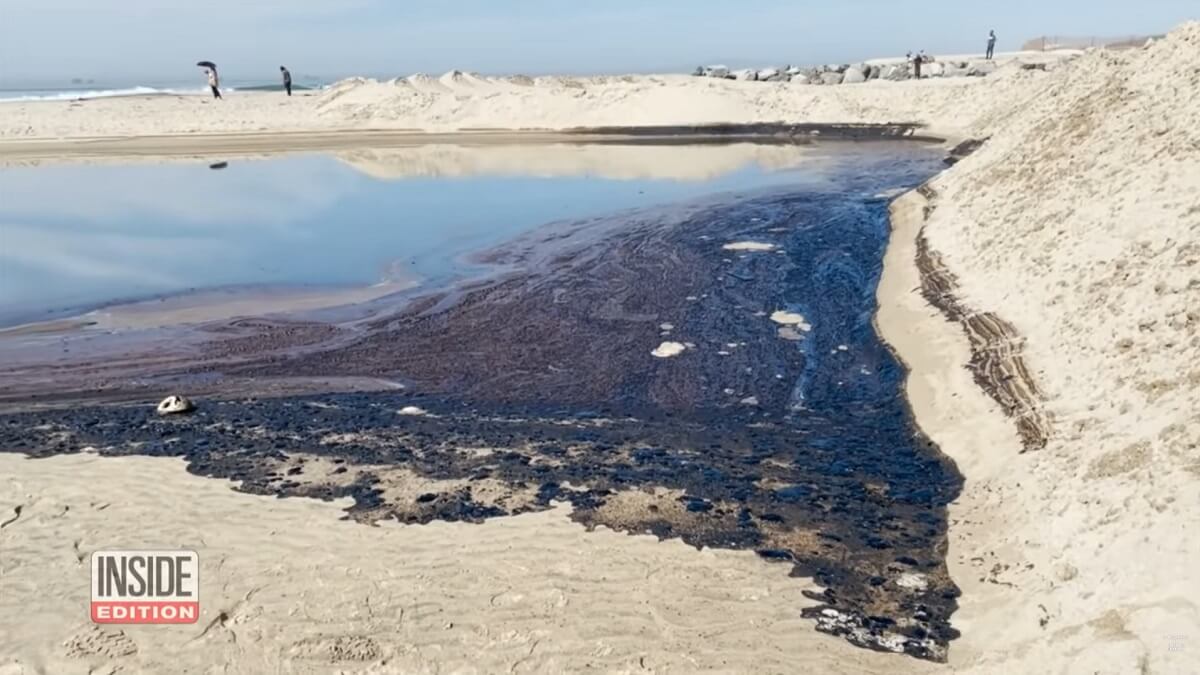 Olielek voor kust Californië is ecologische ramp