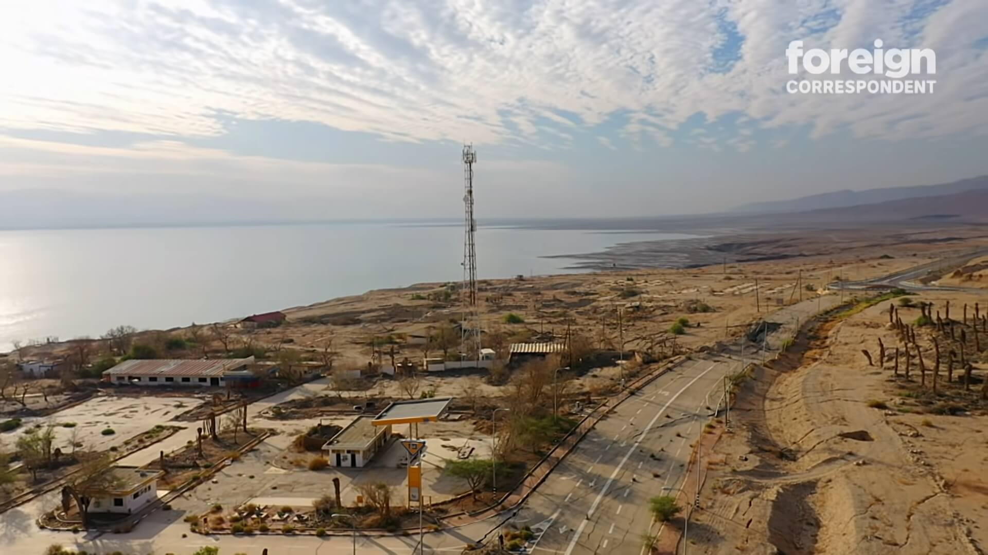 Voormalige badplaats aan de Dode Zee