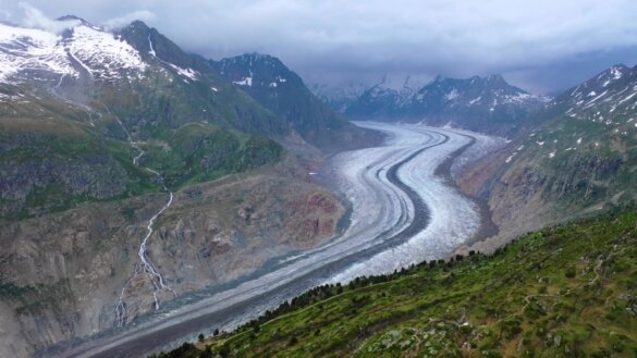 Zwitserse gletsjers krimpen tiende in slechts twee jaar