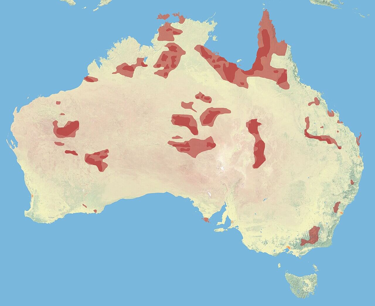 populaties brumbies in Australië