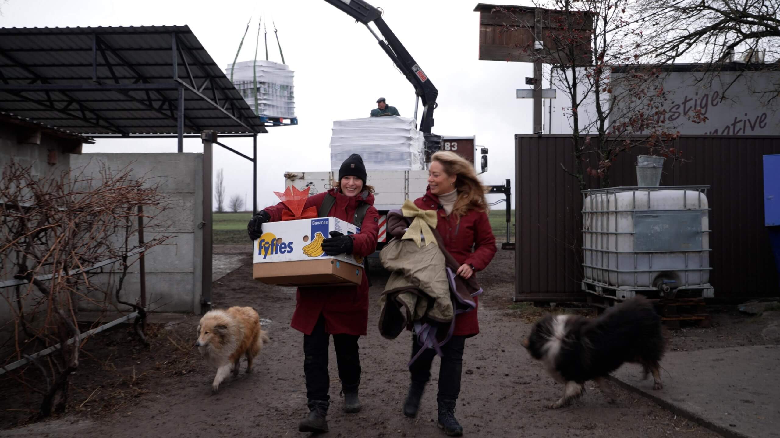 Karen's Oekraïneblog Met 17.000 kilo voer naar Pegasus