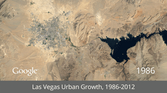 Las Vegas - satellietbeelden